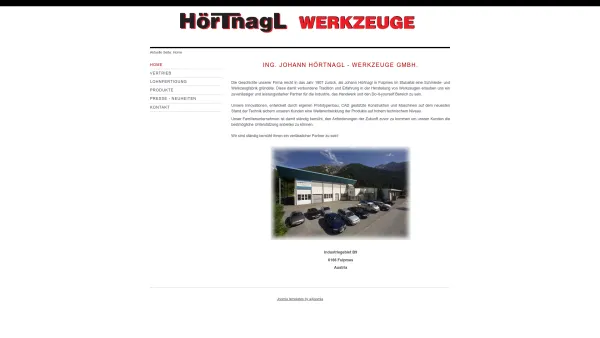 Website Screenshot: Ing.Johann Hörtnagl Werkzeuge - Home - Date: 2023-06-14 16:36:03