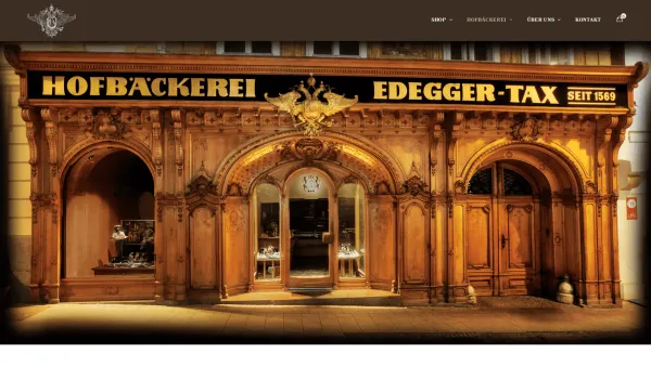 Website Screenshot: der Hofbäckerei Edegger-Tax - Hofbäckerei Edegger-Tax Graz - Date: 2023-06-22 15:12:24