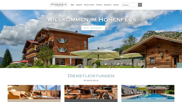 Website Screenshot: Hohenfels das Landhotel für Genießer - Start | Hohenfels - Date: 2023-06-22 15:13:58
