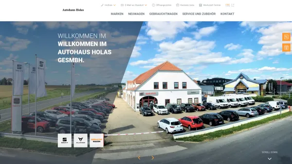 Website Screenshot: Autohaus Holas SEAT GEBWSEAT - HOLAS GesmbH. - Date: 2023-06-14 10:40:38