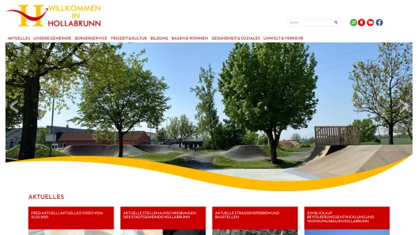 Website Screenshot: Gemeindeverband für Abfallwirtschaft und Hollabrunn - Stadtgemeinde Hollabrunn | Aktuelles - Date: 2023-06-14 10:40:38