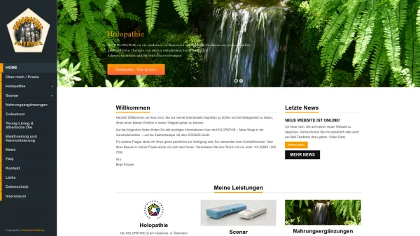 Website Screenshot: Holopathie Salzburg - Holopathie Salzburg – Holopathie – Birgit Kössler - Date: 2023-06-15 16:02:34