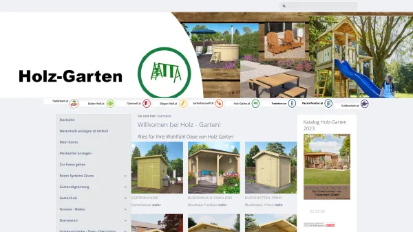 Website Screenshot: Holz und Garten      Reinhard Butzerin - Traderteam alles für Holz-Garten - Date: 2023-06-22 15:12:28