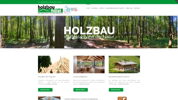 Website Screenshot: Holzbau Hölzl - Holzbau Hölzl | Reith bei Kitzbühel - Date: 2023-06-22 15:12:28