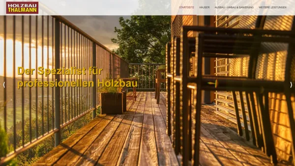 Website Screenshot: Holzbau Thalmann Inh. Rainer Thalmann - Ihr Profi für professionellen Holzbau in Spittal in Kärnten. Wir sind Ihr Spezialist rund ums Holz in Kärnten und Osttirol - Date: 2023-06-22 15:12:28