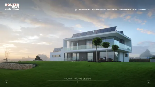 Website Screenshot: DI Holzer GesmbH - Holzerbau baut mein Haus | holzerbau - Date: 2023-06-22 15:12:28