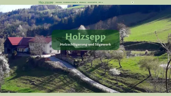 Website Screenshot: Holzschlägerung & Sägewerk Josef Mairhofer - Holzsepp - Holzschlägerung und Sägewerk - Date: 2023-06-22 15:17:09