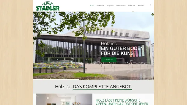 Website Screenshot: Hermann Stadler Sägewerk Index of parkettboeden - Holz Stadler - Date: 2023-06-14 10:40:38