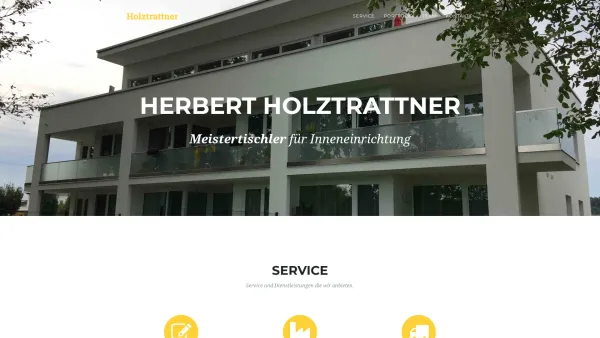 Website Screenshot: Tischlerei Holztrattner - Holztrattner - Date: 2023-06-22 15:17:09