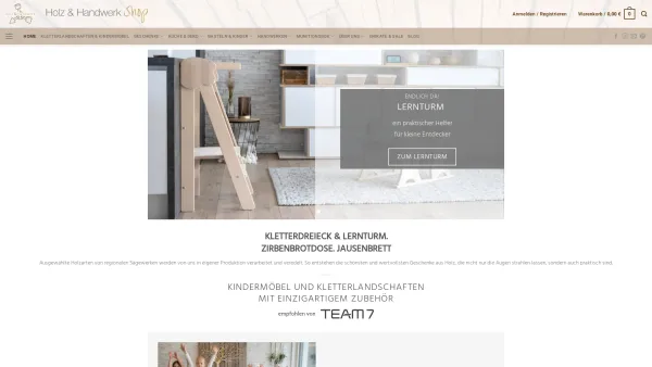 Website Screenshot: JOWE Jungwirth eU - Kletterdreieck | Zirbenbrotdose | Jausenbrett - Date: 2023-06-22 15:17:09