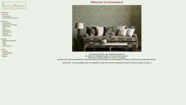 Website Screenshot: Home Master Köck beimaster - Willkommen bei homemaster - Date: 2023-06-14 10:40:38