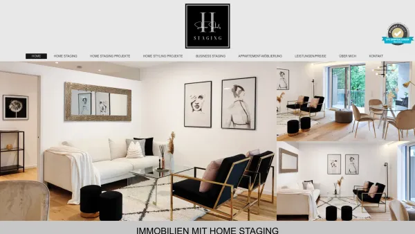 Website Screenshot: HOME STAGING BY SABRINA SCHULZ - Home Staging by Sabrina Schulz Ihre Wohnraumstylistin - HOME - Date: 2023-06-14 10:40:38