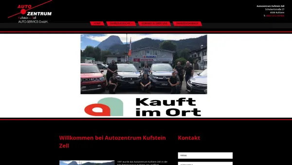 Website Screenshot: page der Auto-Service Ges.m.b.H Honda Autozentrums Kufstein-Zell. Wir sind Honda-Händler führen eine Werkstätte für alle Marken bi - Autozentrum Kufstein Zell - Date: 2023-06-22 15:21:21
