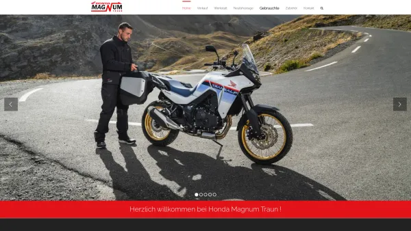 Website Screenshot: honda-magnum.com - Honda Magnum – Dein Partner rund um 2 Räder - Date: 2023-06-22 15:21:21