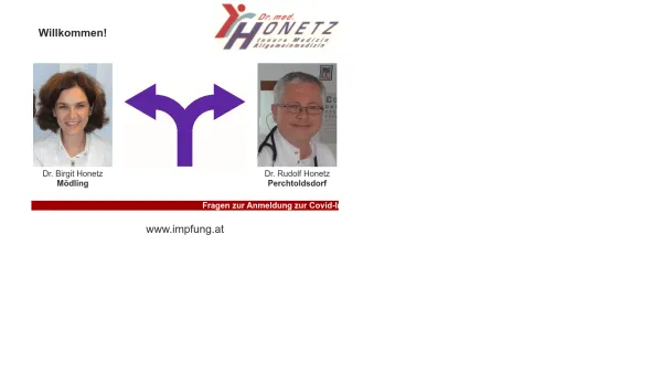 Website Screenshot: Dr. Honetz Allgemeinmediz Innere Mediz Arbeitsmediz Sportmedizin - Dr. Honetz - Date: 2023-06-22 15:21:21