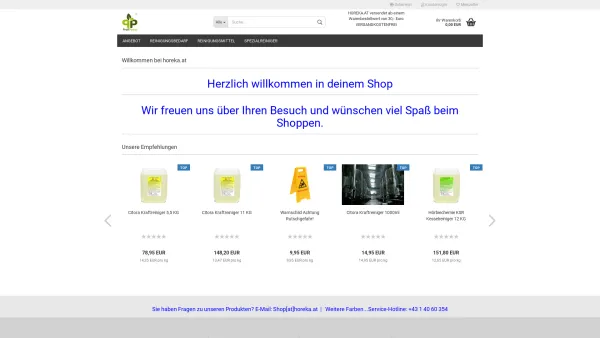 Website Screenshot: Horeka Hospitality GmbH - horeka.at - horeka.at - Date: 2023-06-22 15:16:00