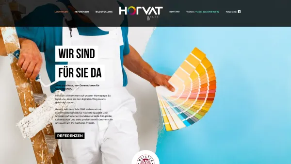 Website Screenshot: Malerei Horvat - Horvat Maler - Date: 2023-06-14 10:40:41