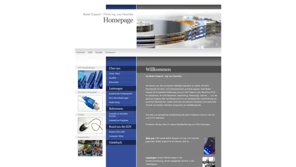 Website Screenshot: Better Support - Ing. Leo Hoschka - Homepage - Date: 2023-06-14 10:40:41