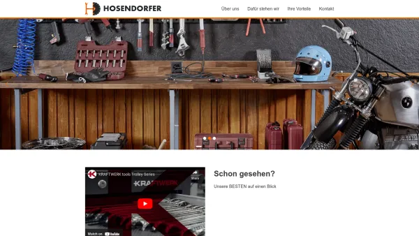 Website Screenshot: HOSENDORFER Gesellschaft m.b.H. - Hosendorfer Ges.m.b.H - Date: 2023-06-14 10:40:41