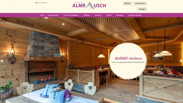 Website Screenshot: Berghotel Almrausch*** - Hotel Almrausch Berwang / Rinnen - Willkommen - Date: 2023-06-22 15:12:32