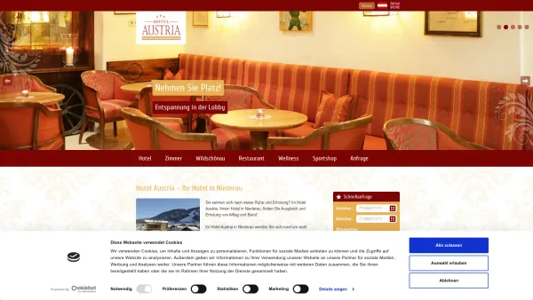 Website Screenshot: Hotel Austria - Hotel Wildschönau Niederau - Hotel Austria - Date: 2023-06-22 15:12:32
