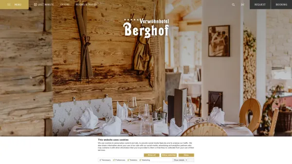 Website Screenshot: Verwöhnhotel Berghof 4*s / Hotel Berghof Rettenwender GmbH - Hotel Salzburger Land | holiday in Salzburger Land - Verwöhnhotel Berghof ****S - Date: 2023-06-22 15:12:32