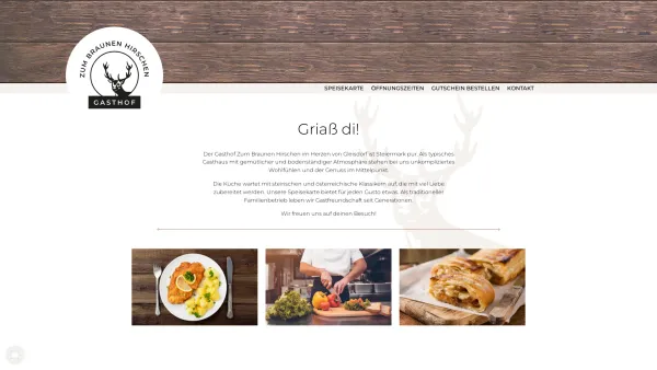 Website Screenshot: Hotel & Restaurant Brauner Hirsch - Startseite - Brauner Hirsch - Date: 2023-06-14 10:40:41