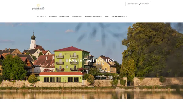 Website Screenshot: Hotel Gugerbauer - Fasten und Wohlfühlen im 4* Gesundheitshotel Gugerbauer. - Date: 2023-06-22 15:14:05