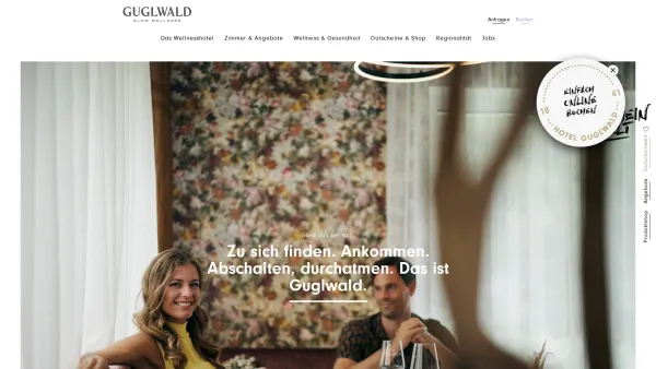 Website Screenshot: Hotel Guglwald**** - Wellnesshotel im Mühlviertel, in Oberösterreich - Guglwald - Date: 2023-06-22 15:14:05