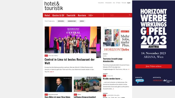 Website Screenshot: HGV PRAXIS - hotel&touristik: stammgast und traveller wird hotel&touristik - Date: 2023-06-22 15:14:05
