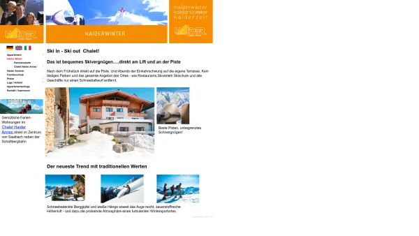 Website Screenshot: Hotel Haider Saalbach! - Haider Winter - Date: 2023-06-22 15:14:05