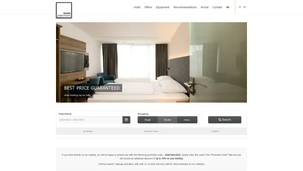 Website Screenshot: Hotel Jedermann - Welcome to Salzburg - Hotel Jedermann City of Mozart - Date: 2023-06-22 15:14:05