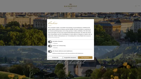 Website Screenshot: Best Western Premier Kaiserhof Wien - Hotel Kaiserhof - Hotel Kaiserhof - Date: 2023-06-22 15:14:06