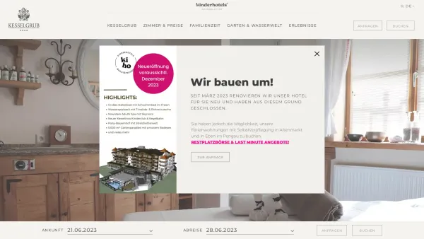 Website Screenshot: Hotel Restaurant Kesselgrub Altenmart Zauchensee Salzburger Land Sportwelt Amade - Familienhotel Altenmarkt-Zauchensee | Kesselgrubs Ferienwelt - Date: 2023-06-22 15:14:06