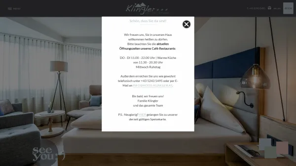 Website Screenshot: Aktiv Hotel-Pension Klingler*** - Willkommen am Achensee | Hotel Klingler - Date: 2023-06-14 10:37:38