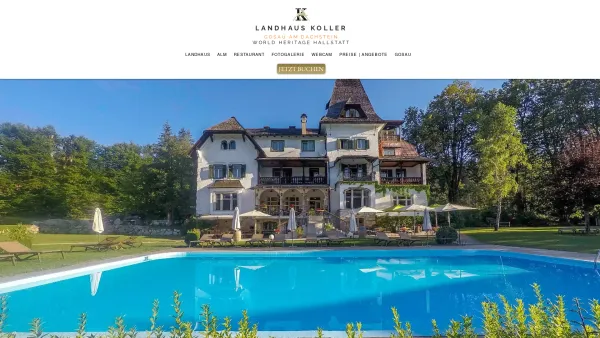 Website Screenshot: Landhaus Koller - Landhaus Koller | Gosau | Hallstatt | Salzkammergut | hotel-koller.com - Date: 2023-06-14 10:40:41