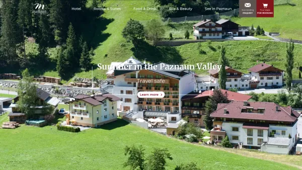 Website Screenshot: Mallaun Wellnesshotel - Hotel Mallaun in the Paznaun Valley near Ischgl - Date: 2023-06-14 10:40:41