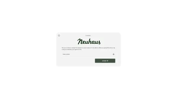 Website Screenshot: Hotel Neuhaus - Cookie-Information - Date: 2023-06-14 10:40:41