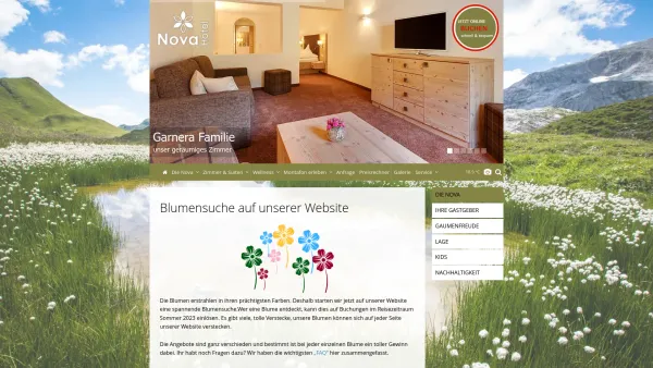 Website Screenshot: Hotel Pension Nova - Hotel Nova im Montafon -> Direkt an der Talstation - Date: 2023-06-22 15:12:36