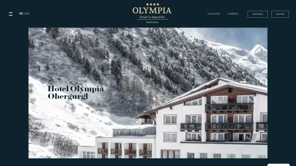 Website Screenshot: Hotel Olympia ****   Obergurgl  - - Lernen Sie das 4-Sterne Hotel Olympia in Obergurgl in Tirol kennen - Date: 2023-06-22 15:12:36