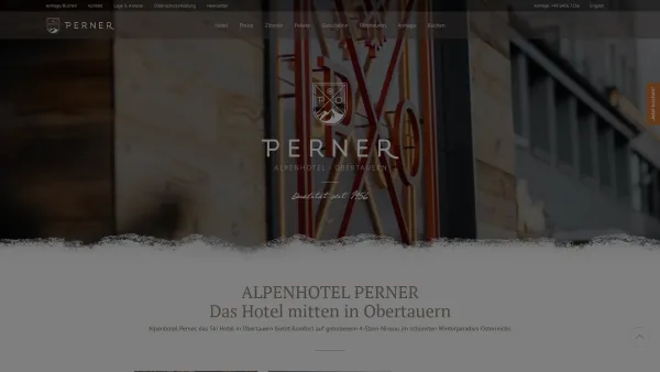 Website Screenshot: Alpenhotel Perner**** - Hotel Obertauern Perner - Date: 2023-06-14 10:37:04