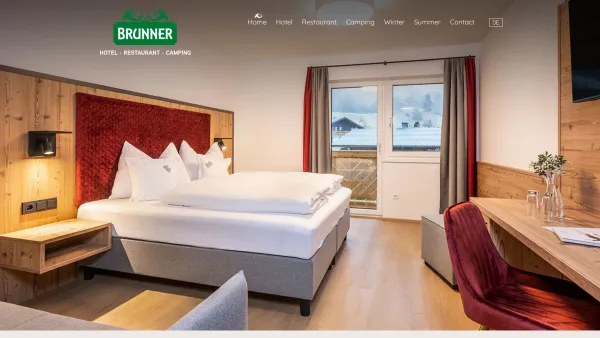 Website Screenshot: Brunner Hotel Restaurant Camping - Hotel Brunner - Reiteralm - Hotel Brunner in Gleiming - Date: 2023-06-22 15:12:36