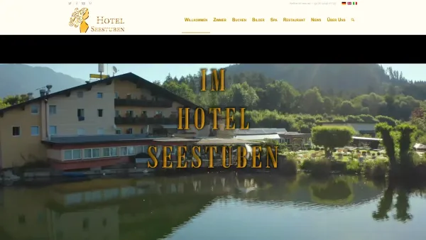 Website Screenshot: Sauna Bella - Willkommen | Wellness Hotel Seestuben - Date: 2023-06-22 15:12:36