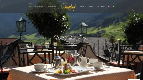 Website Screenshot: Hotel Sonnhof - HOME - Hotelurlaub im Stubaital : Hotel**** Sonnhof in Neustift im Stubaital - Date: 2023-06-15 16:02:34