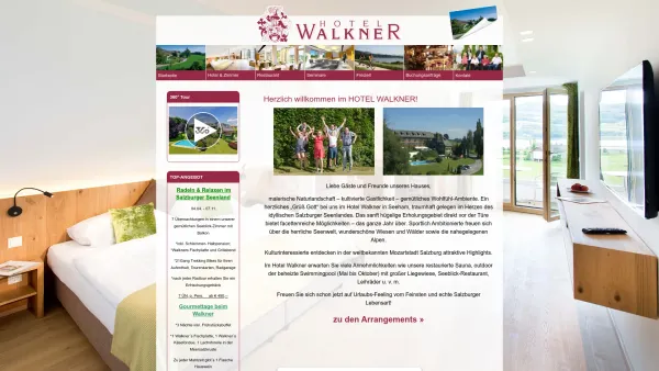 Website Screenshot: Hilda Hotel Walkner Seeham Salzburg - Startseite - Date: 2023-06-14 10:40:41