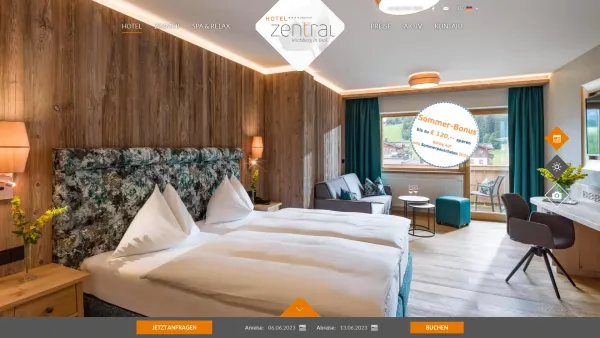 Website Screenshot: Hotel Zentral*** - Hotel - Hotel Zentral - Kirchberg in Tirol - Date: 2023-06-14 10:40:41