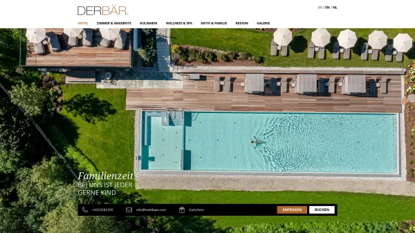 Website Screenshot: Hotel Bär - Das Lifestyle- und Wellnesshotel in Ellmau am Wilden Kaiser - Date: 2023-06-22 15:16:00