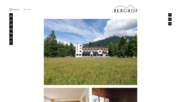 Website Screenshot: 3-Sterne Hotel im alpinen Bauhausstil in Seefeld in Tirol - Hotel Berghof Seefeld - Hotel Berghof Seefeld - Date: 2023-06-22 15:16:00