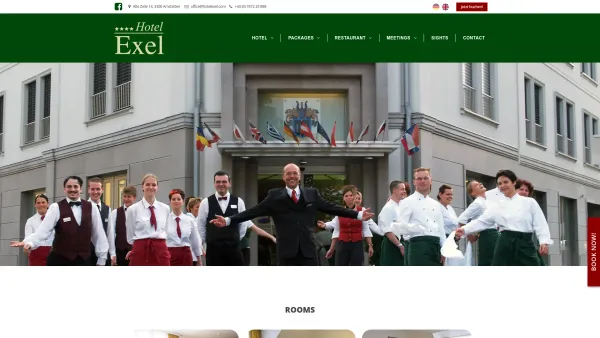 Website Screenshot: Hotel Exel**** - Hotel Exel – Your **** -hotel in Amstetten, in the heart of the Mostviertel region! - Date: 2023-06-15 16:02:34
