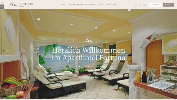 Website Screenshot: Hedwig Hotel*** Fortuna Familie Hedi und Gerhard Schweighofer See/Paznaun - Fortuna Hotel in See, Ischgl, Paznaun, Tirol - Date: 2023-06-22 15:16:00
